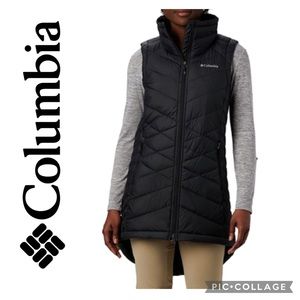 Columbia Women's Heavenly Vest, Insulated, Winter, Long M